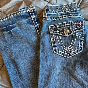 LA idol rhinestone jeans